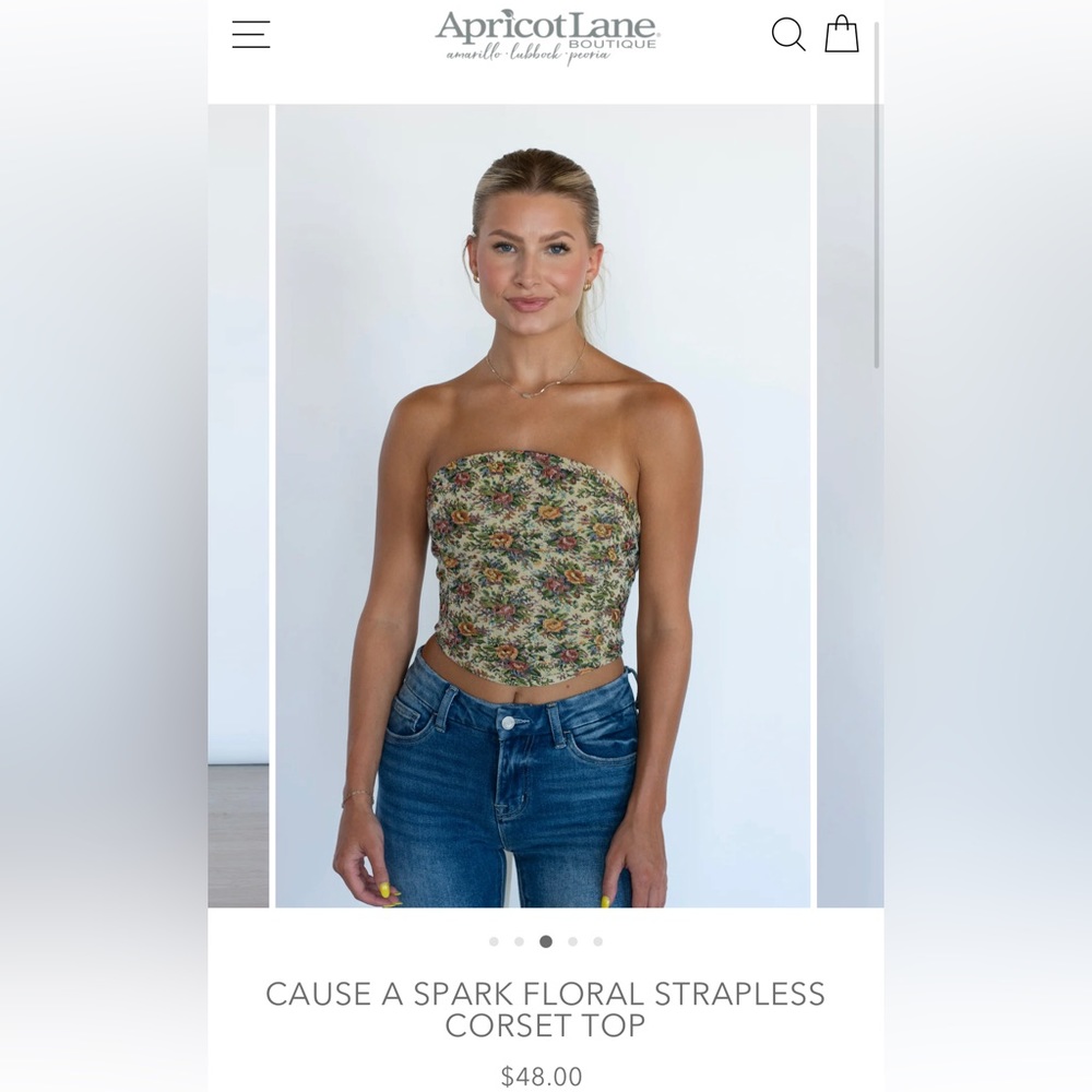 Corset Top New with Tags